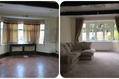 Before and after - Front room